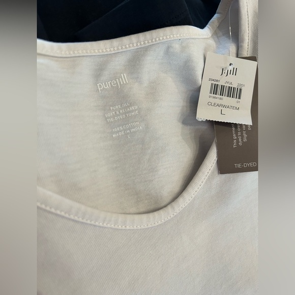 J. Jill Pure Jill Tie Dye Ombre Long Sleeve Top, Size Large, NWT - Picture 4 of 9